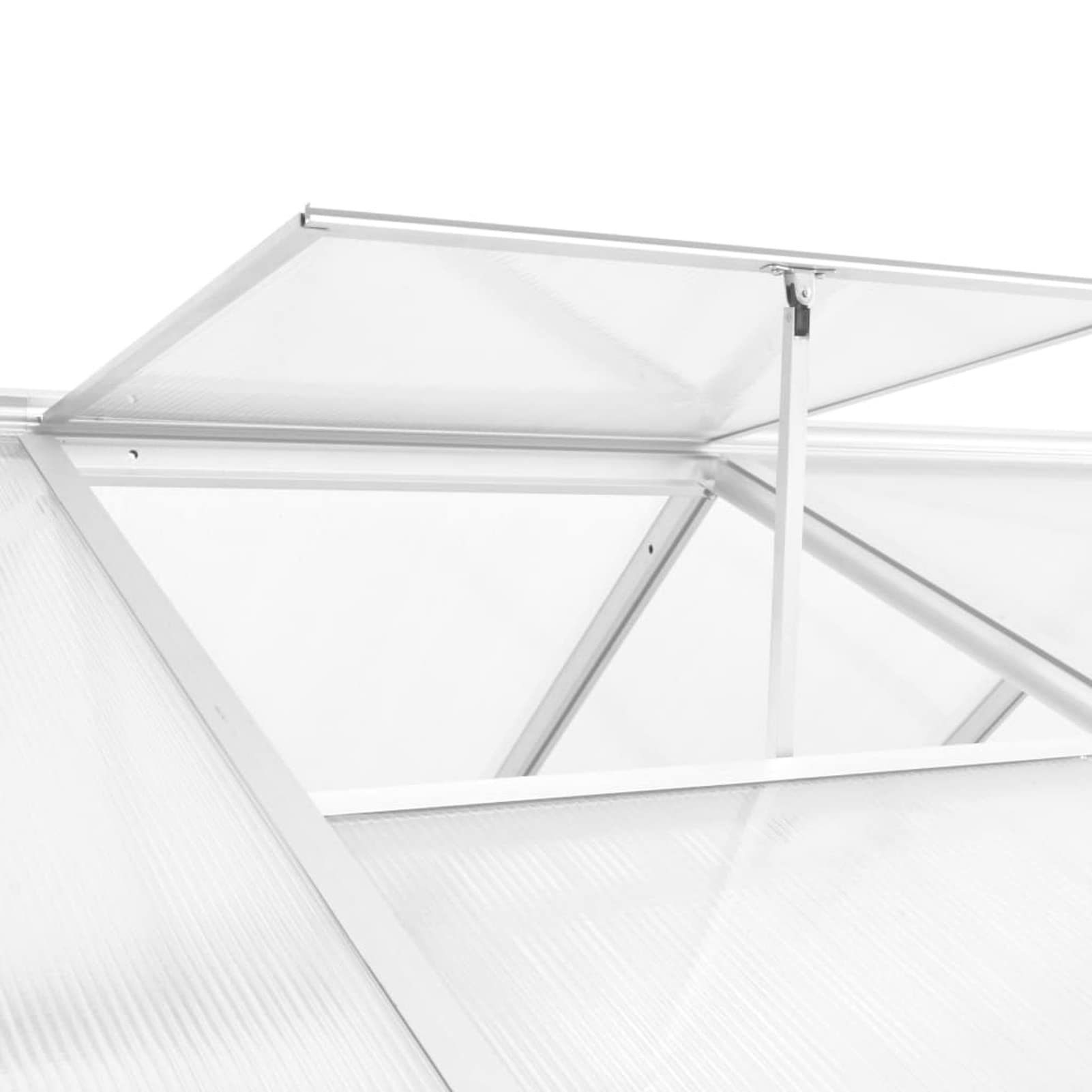 Homgoday Szklarnia ogrodowa, aluminiowa szklarnia 421 x 190 x 195 cm 15,6 m³, szklarnia ogrodowa szklarnia ogród warzywny szklarnia balkonowa szklarnia do ogrodu szklarnia do roślin
