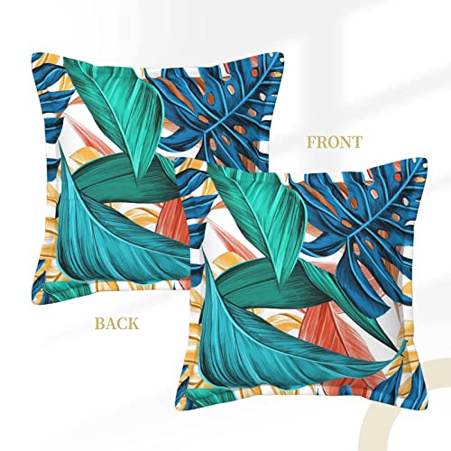 Housses de coussin carrées cuir synthétique contre usure canapé - 4