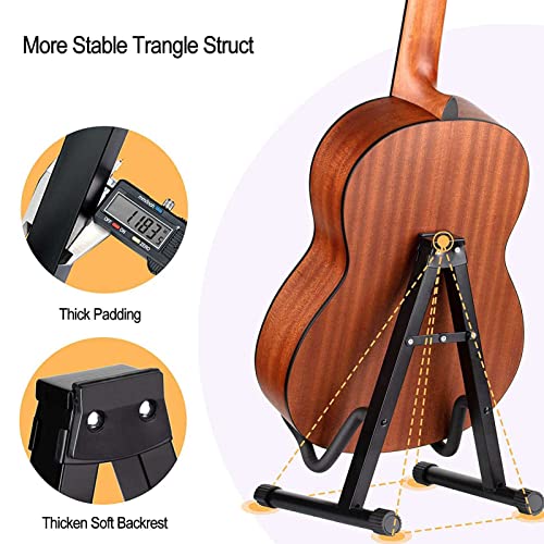 VEDUSA Support de Guitare Sol Universel pour Guitares acoustiques et électriques – Stand Portable de Guitare pour… - Les Beatles, Paul McCartney, John Lennon, RIngo Starr, George Harrison VEDUSA Support de Guitare Sol Universel pour Guitares acoustiques et électriques - Stand Portable de Guitare pour… – Image 5