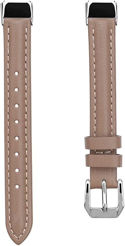 Miniatura 5 de Correas de cuero genuino compatibles con Fitbit Luxe Strap ajustable de cuero deportivo de repuesto para reloj de lujo para mujeres y hombres