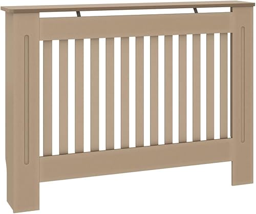 Miniatura 199 de 2 piezas de MDF para el hogar, calentador de sala de estar, soporte lateral para calefacción, cubierta de radiador, estante de gabinete de