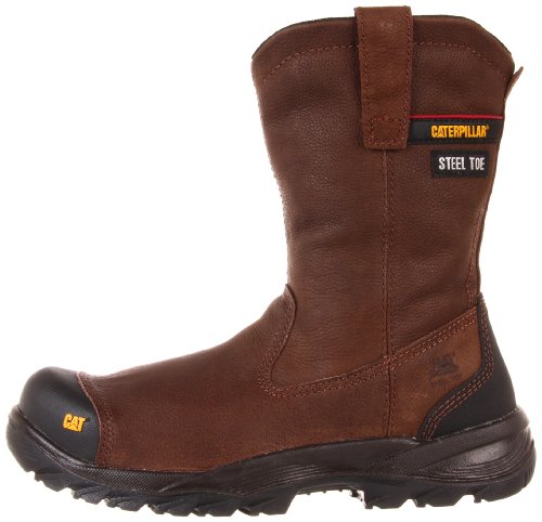 Caterpillar Men\'s Spur Steel Toe Work Boot,Peat,10 M US