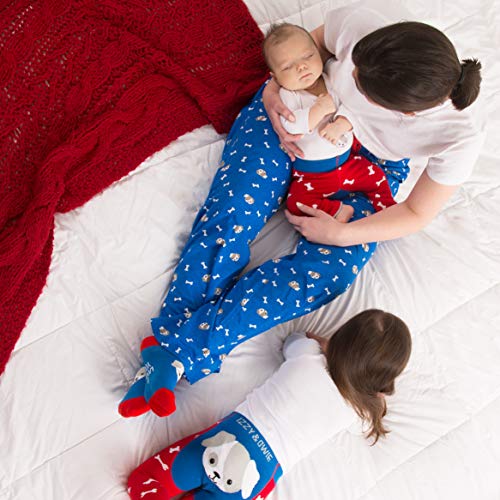 Pavilion Gift Company Puppy-L Unisex Lounge Pants, Blue 5