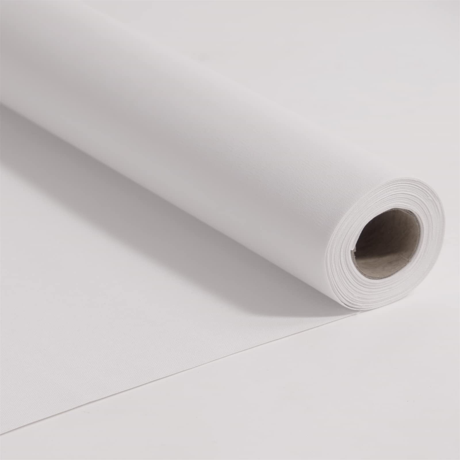 LEINWAND AUF Rolle BK Premium | 1,6x10 m, 100% Baumwolle, 350 GSM | malfertige Leinwandrolle, grundiert mit Gesso