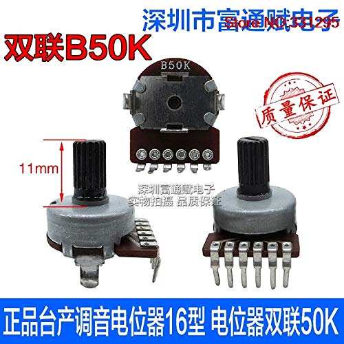 Buy Buyme 20Pcs Tuning Potentiometer Switch 16 Potentiometer Switch