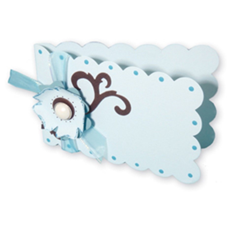 Die Sizzix Bigz XL carte festonnée 3 pour créer vos faire-part de mariage originaux