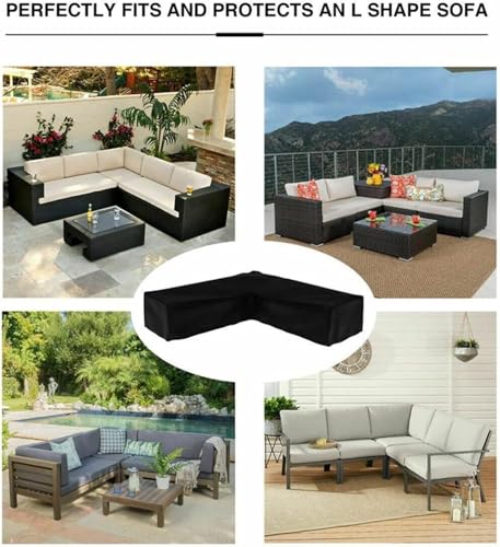 Housse de protection canapé angle extérieur grand format V - 8