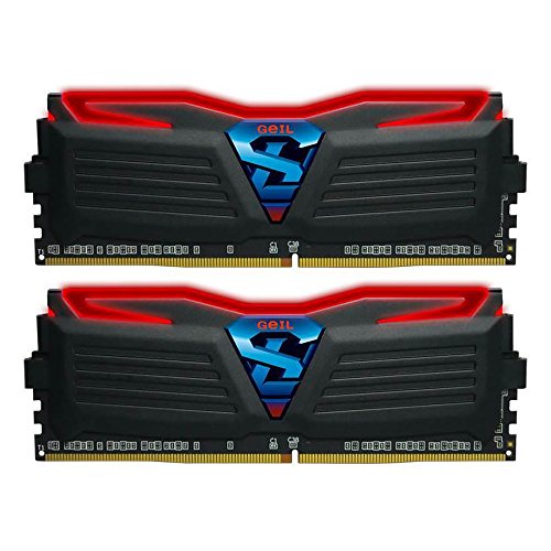 Geil Super Luce 16GB DDR4 16GB DDR4 2400MHz módulo de - Memoria (16 GB, 2 x 8 GB, DDR4, 2400 MHz, 288-pin DIMM, Negro)