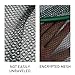 Jeorywoet Drop Net Dia. 39in Foldable Portable Pier Fishing Net with Dual Line Structure Knottable Fish Release Opening Sturdy Heavy-Duty Bridge Net for Shrimp, Crab, Fishing Net