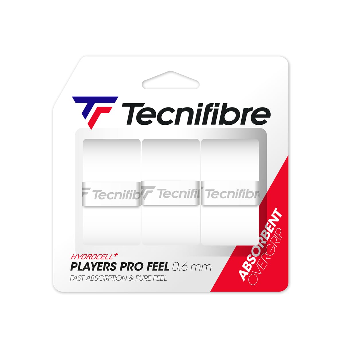 テクニファイバー Tecnifibre テニスグリップテープ プレイヤーズ プロフィール 3本入 PLAYERS PRO FEEL 3P TFAA028