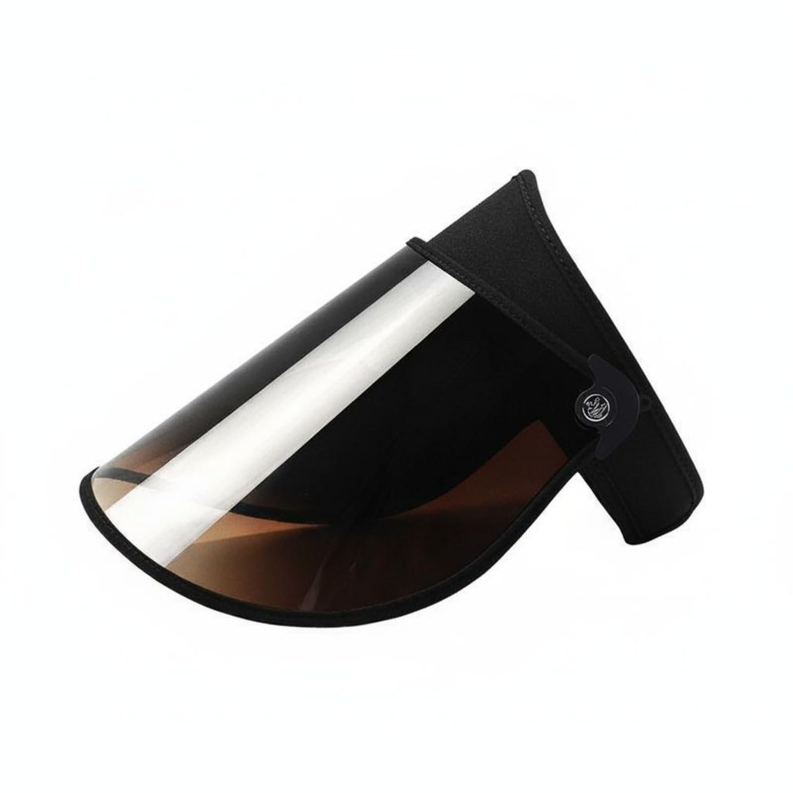 URJIX UPF 50 Protection Visor Hat Breathable Face Cover Sun Hat Face Cover Cap for Women, Men, Riding, Outdoor, Black Coffee Lens-image-35