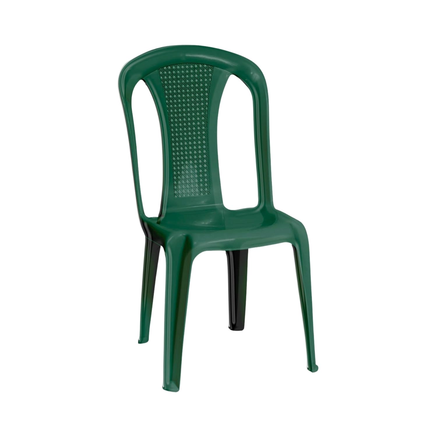 7H SEVEN HOUSE Pack 12 Sillas de Exterior Apilables sin Reposabrazos Napoli 49x42x88cm 7house