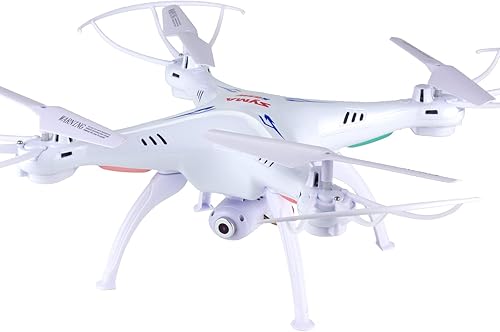 Cheerwing Syma X5SW WiFi FPV Drone con cámara para niños y adultos, cámara de video en vivo RC Drone Quadcopter con modo sin cabeza