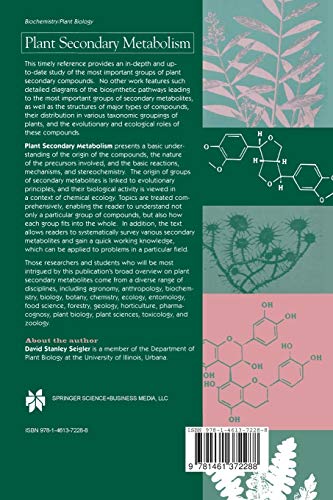 Plant Secondary Metabolism