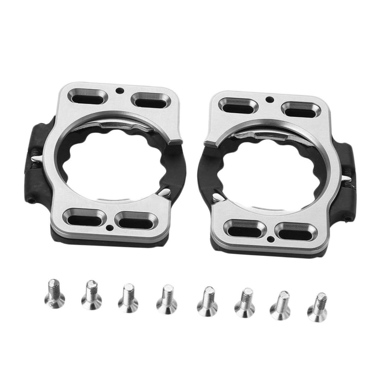 HEMOTON 2pezzi Tacchette Per Bici Da Strada Adattatore Per Tacchetti Sgancio Rapido Copripedali Per Bici Da Strada Accessori Per Pedali Ciclismo Lucchetto Per Bicicletta