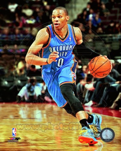 NBA Russell Westbrook OKC Thunder 2012-2013 Action Photo #2 8x10