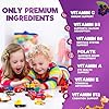 Multivitamin for Kids - Complete Daily Children's Multi Vitamin Gummy Chew with Vitamin D, B Vitamins, Zinc & More - Energy, Memory Focus & Immune Health Support - Natural Berry Flavor - 60 Gummies