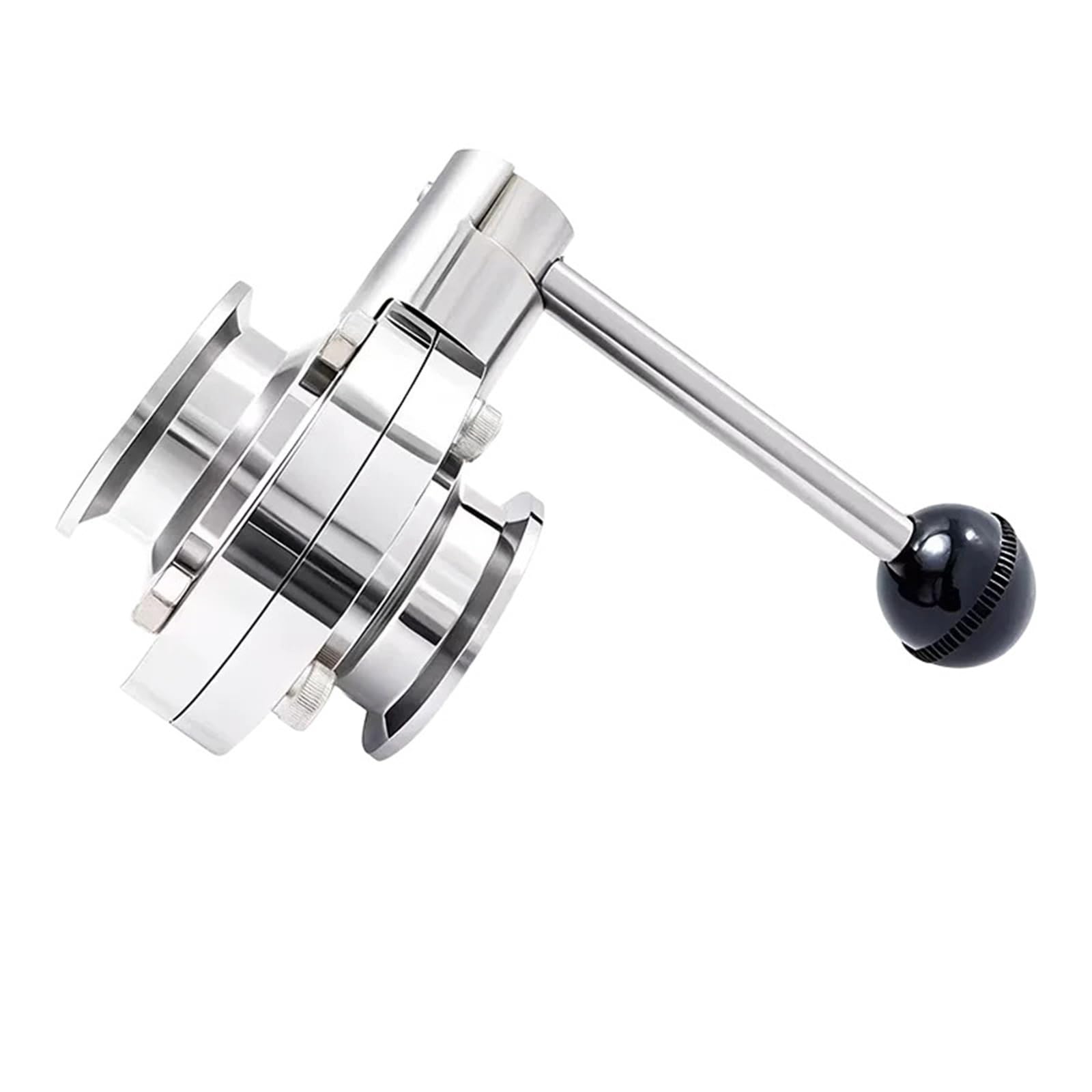Vanne papillon tri-clamp inox 304 homebrewing pour cuve de bière