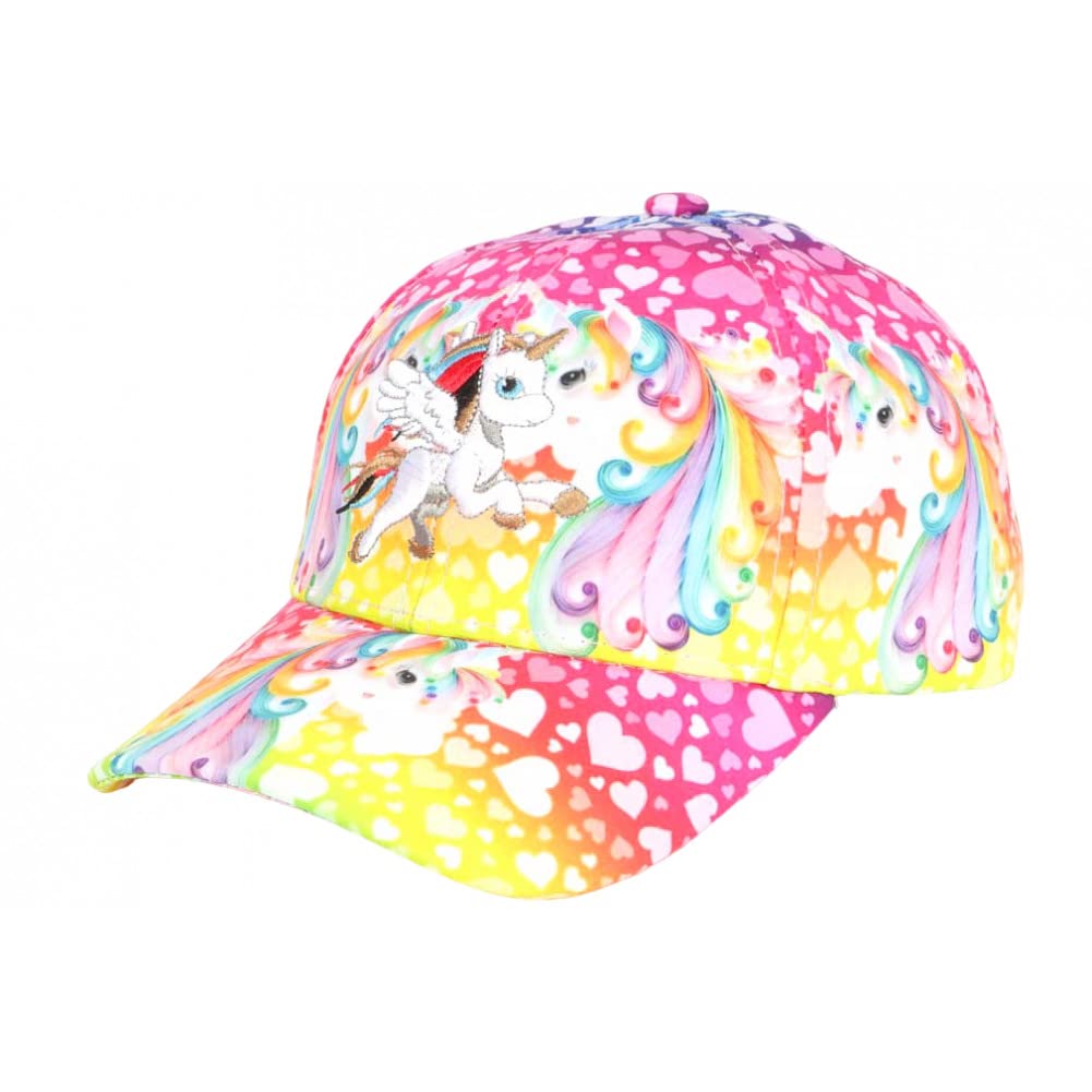 Hip Hop Honour Gorra infantil unicornio rosa y blanca con diseño de moda Celly de 6 a 11 años – Tamaño: talla única – Color: rosa – Niño, rosa, Talla única