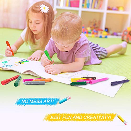 Maymoi Tempera Paint Sticks, Washable Paint Sticks For Kids, Non-Toxic, Quick Drying & No Mess (24 Bright Colors) #TOP4