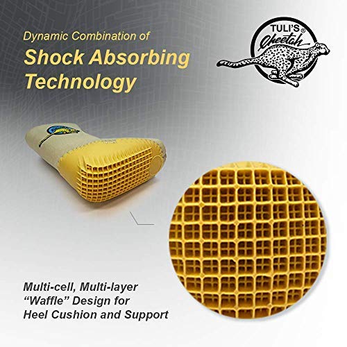 Tuli's Cheetah Heel Cup with Compression Sleeve for Sever's Want