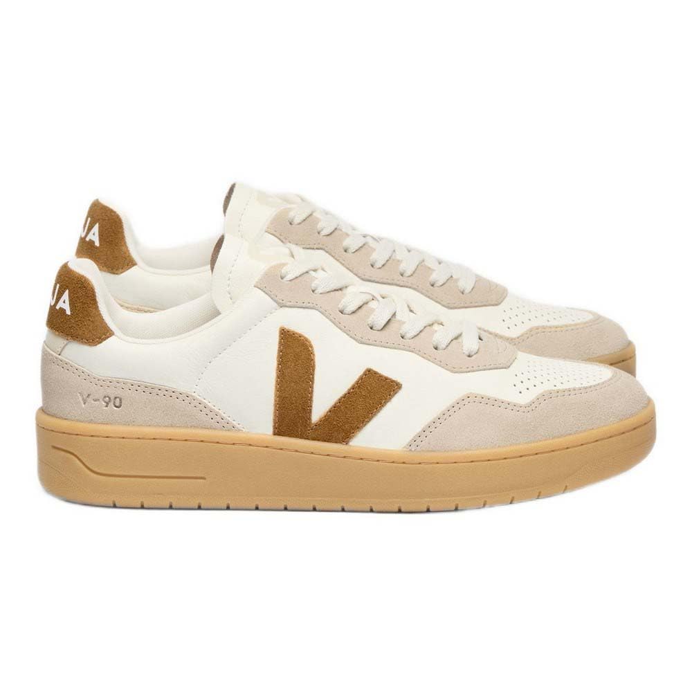 Veja Men's Beige Trainers For A Stylish Look, Sneakers, 7 Uk, Shoes