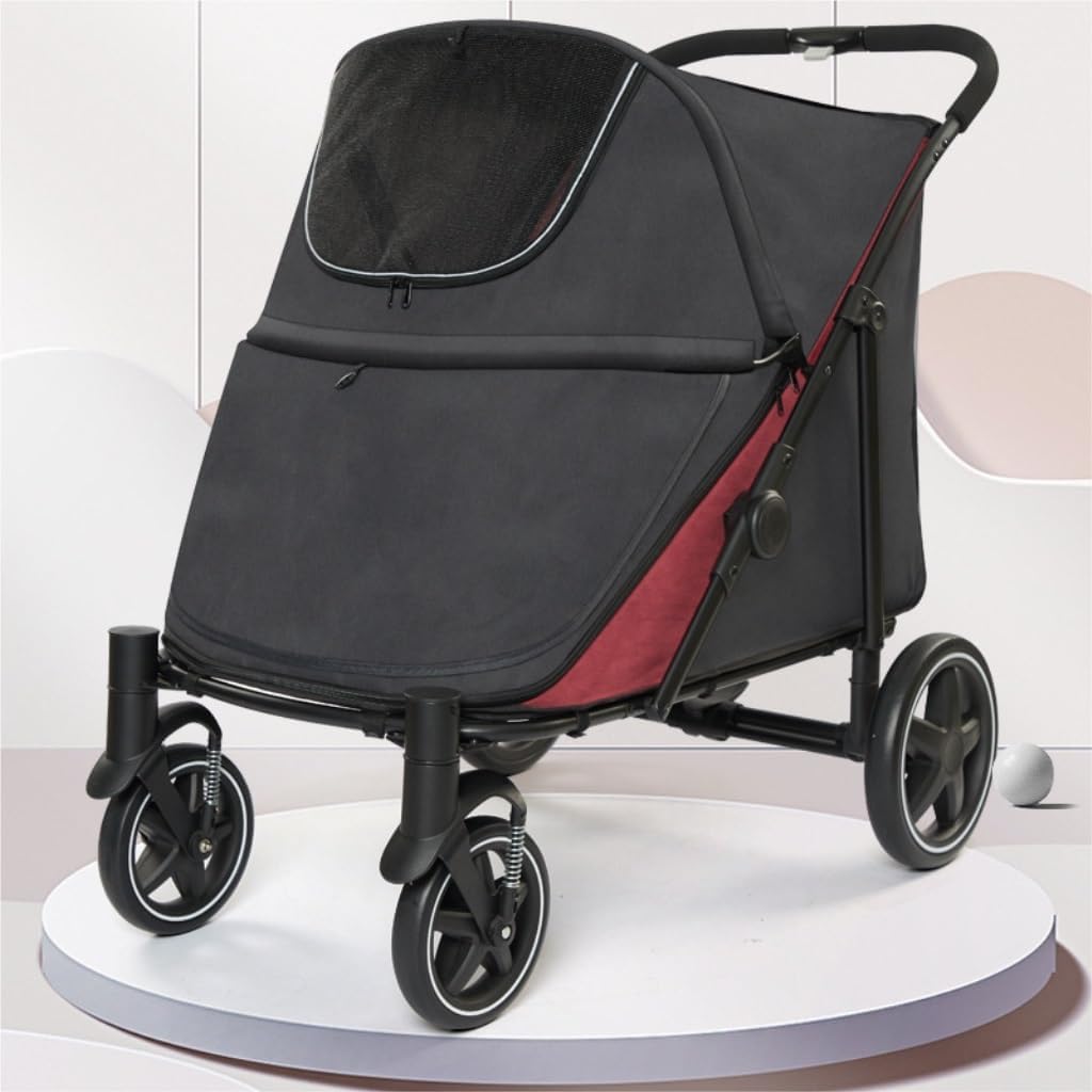 Pet Strollers Multifunctional Pet Stroller, Dog Stroller, Cat and Dog Lightweight Outing Pet Stroller, Pet Stroller Pet Stroller Medium(G)