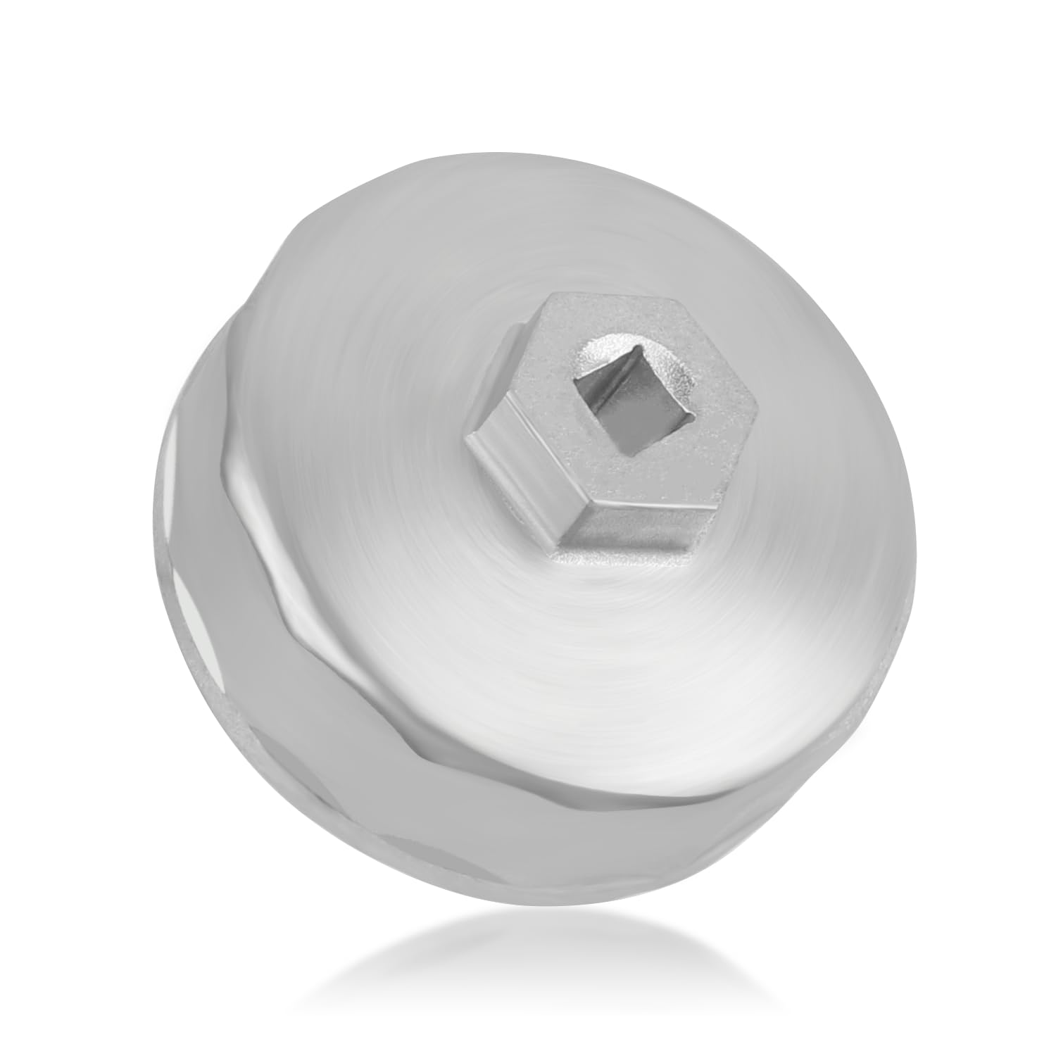 Oil Filter Socket Set Compatible with Mercedes-Benz/VW/Ford/Audi,3/8" Drive 86.5mm Socket Steel Oil Filter Removal Tool with 14 Grooves