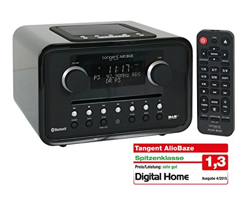 Tangent ALIO BAZE Mono - Radio (Personal, Analógico y Digital, Dab,Dab+,FM, De 1 vía, 8,89 cm (3.5"), Negro)