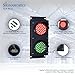 Signaworks LED 2 Light Red/Green LED Loading Dock Bay Traffic Light 4 inch Diameter Lens, 110/220 VAC, Mounting Brackets, Industrial Stop Go Light, Ready to Wire (Power Cord and Controls NOT Included)