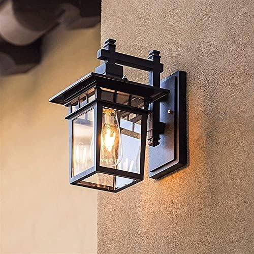 Applique murale extérieur rétro en verre pour illuminer votre balcon ou porche de villa