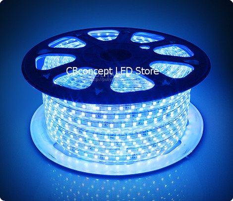 Tira LED Flexible CBConcept 90FT Azul 120V Alta Potencia miniatura 1