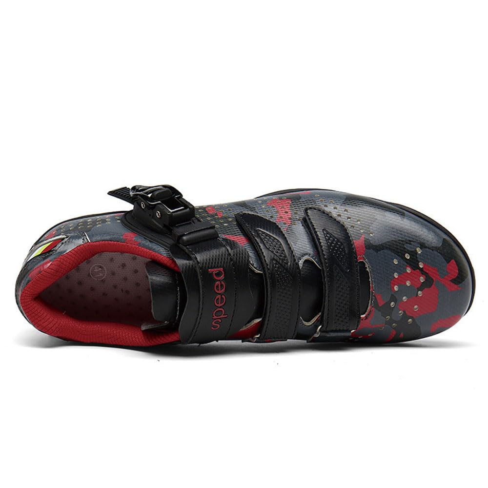 Zapatillas Ciclismo Carretera Hombre Mujer, Zapatillas de Ciclismo con Look/SPD Tacos, Zapatos Bicicleta Montaña, Bicicleta de Spinning Montaña Calzado