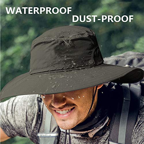 Wide Brim Sun Hat With Uv Protection Upf 50+ For Men Women Fishing Hiking Safari Camping Garden Outdoor Travel Green #TOP3