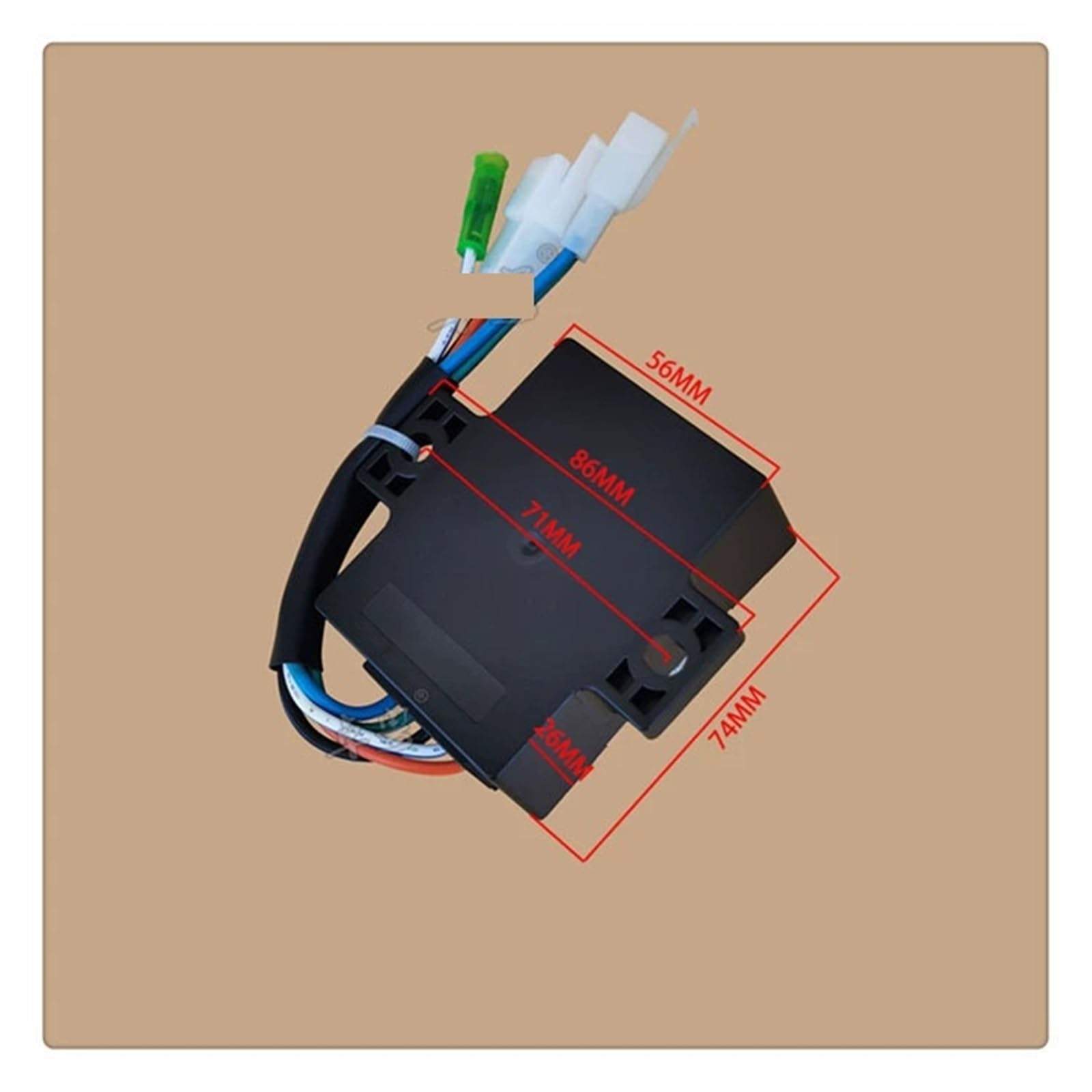 unidad CDI Piezas de motocicleta antiguas para el modelo Drill Leopard GN125 Dispositivo encendido cableado CDI 5 cables