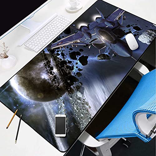 Tapis de souris gamer XXL idéal pour aménager un bureau d'angle et un setup gaming moderne