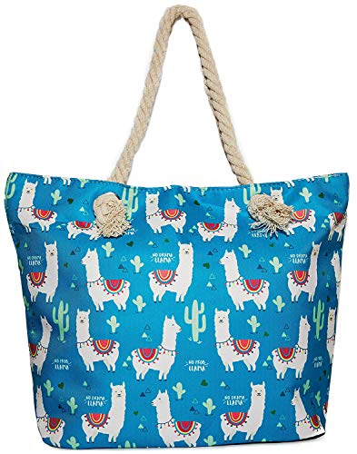 Llama Beach Bag