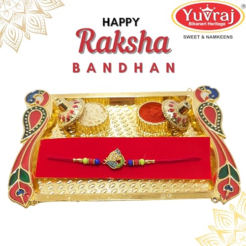 Image of Couple New Bracelet Rakhi For Bhabhi Handmade Rakhi dsn 7