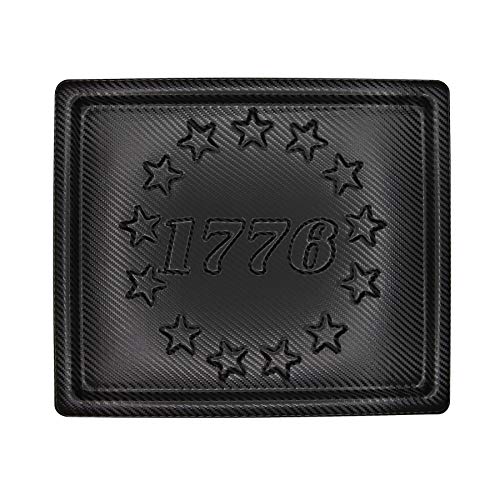 We The People Holsters - Betsy Ross Flag Patriotic EDC Kydex Dump Tray - Valet Tray for Men - EDC Organizer and Catch-All for Everyday Carry - Keys - Change - Phone (Carbon Fiber)