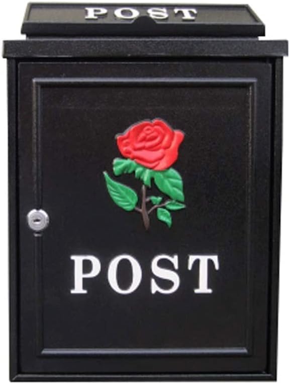 Mailboxes- Locking Medium Capacity Galvanized Steel Venetian Bronze, Wall-Mount Mailbox