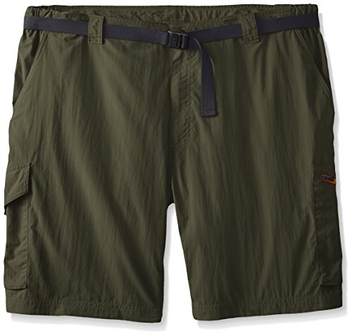 Image of Columbia Men's Regular Fit Shorts (AM4723 Cypress Heather Camo Print 40)