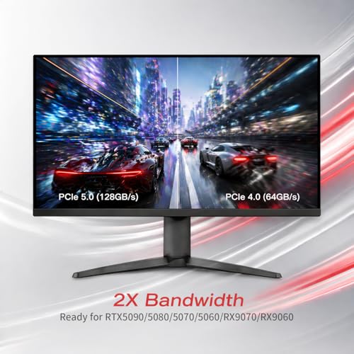 Support vertical GPU PCIe GEN5 à angle droit pour config RTX 5090D - 6