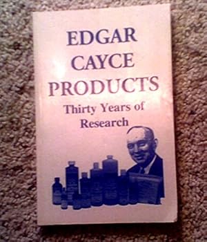 Paperback Edgar Cayce Products: Thirty Years of Research [Unknown] Book