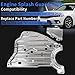 Engine Splash Guard Shield Under Car Shield Cover Compatible with Honda Accord 2018 2019 2020 2021 2022，74116TVAA00 74116-TVA-A00 Engine Splash Guard，Aluminum Engine Case Guard