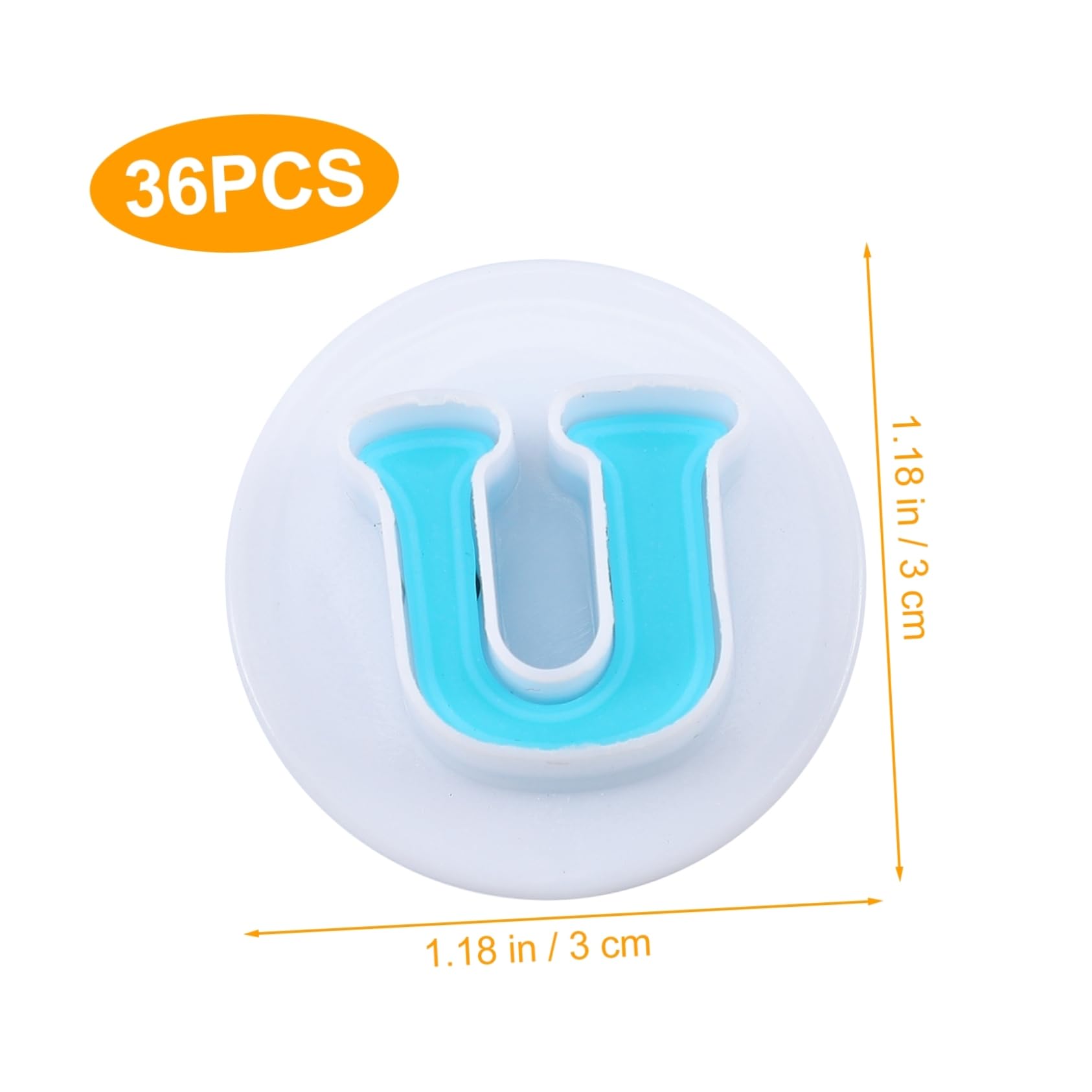 SOLUSTRE 1Set Impress Cookie Stamp Alphabet Cutters Food Grade for Baking Fondant and Cake Decorating Fun DIY Tool for All Ages