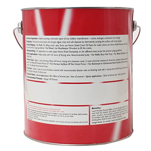 Image of Berger Luxol Hi Gloss Snow-White 4Ltr