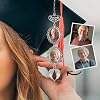 Llavero de Foto para Birrete de Graduación 2026 - 'Estoy en el Cielo pero No Me Perderé Este Día' - Regalo en Memoria del Abuelo 8