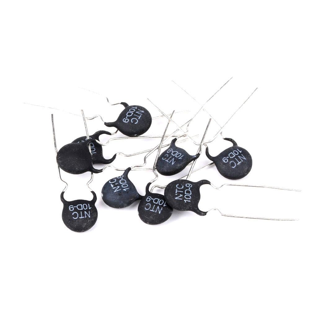 50 pcs NTC Thermistance Résistance NTC 10D-9 10D9 Résistance Thermique