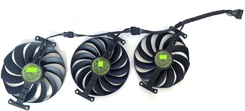 Cooling Fans 95mm T129215SU CF1010U12S DC12V Graphics Card Fan for Strix RTX 3060 3070 3080 Ti 3090 Gaming RX 6700 Video Card Fan Computer Fan(7PIN CF1010U12S)