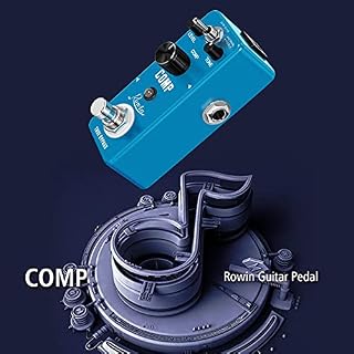 Rowin Pédale d’effets pour guitare Compresseur Purement Analogique Compression pour guitare électrique et basse 2 Modes Pédale True Bypass - Les Beatles, Paul McCartney, John Lennon, RIngo Starr, George Harrison Rowin Pédale d'effets pour guitare Compresseur Purement Analogique Compression pour guitare électrique et basse 2 Modes Pédale True Bypass – Image 7